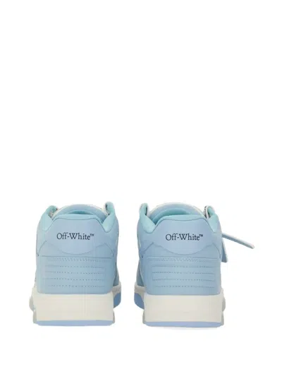 Off-white Out Of Office Leather Sneakers In Blue