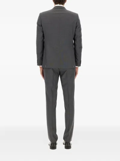 Zegna Wool Dress In Gray