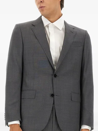 Zegna Wool Dress In Gray