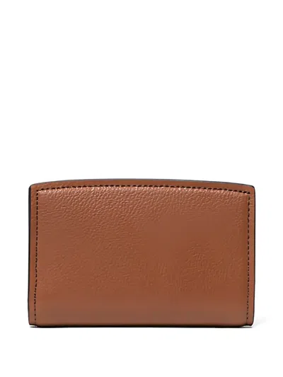 Michael Michael Kors Medium Bryant Logo Wallet In Brown