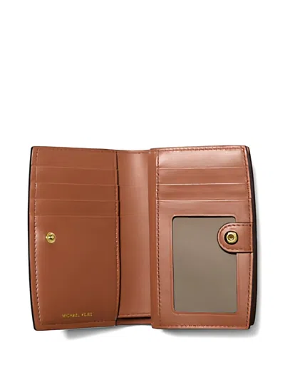 Michael Michael Kors Medium Bryant Logo Wallet In Brown