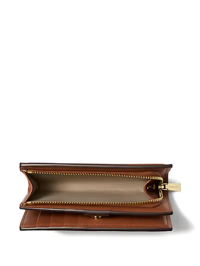 Michael Michael Kors Medium Bryant Logo Wallet In Brown