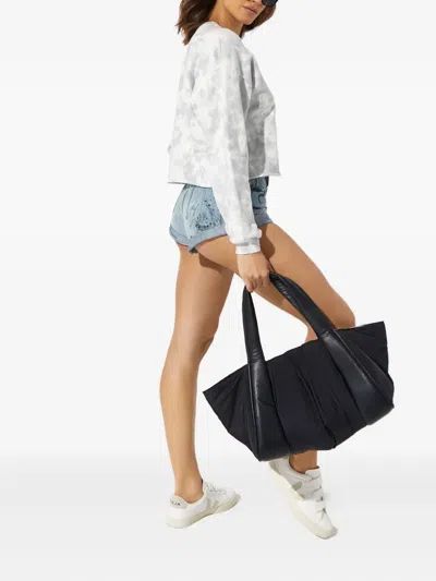 One Teaspoon Bandits Tattoo Denim Shorts In Blue