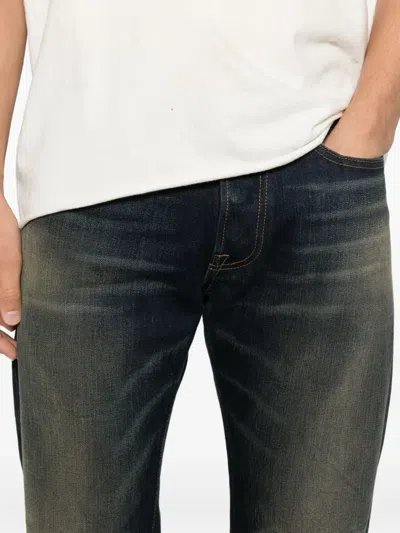 Schaeffer's Garment Hotel Buttoned Denim In Multi