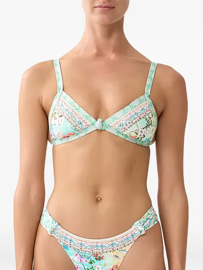 Camilla Just Coasting Bikini Top In Multi