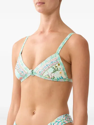 Camilla Just Coasting Bikini Top In Multi