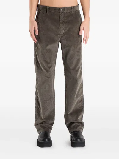 Calvin Klein Corduroy Chino Pants In Brown