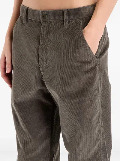 Calvin Klein Corduroy Chino Pants In Brown