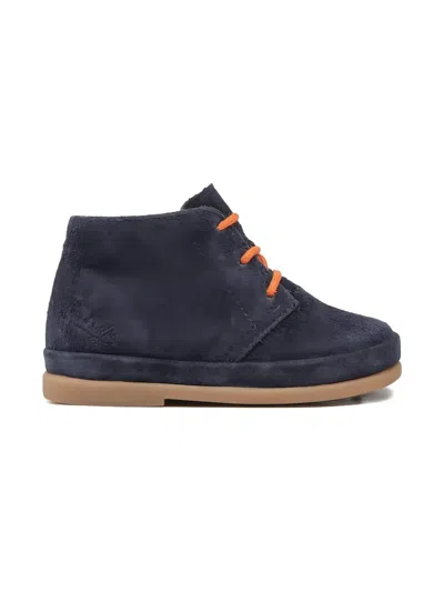 Pom D'api Lace-up Boots In Blue