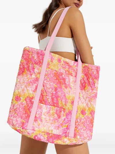 Loveshackfancy Henderson Quilted Shoulder Bag In Pink