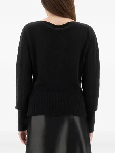 Tom Ford Logo-plaque Sweater In Black