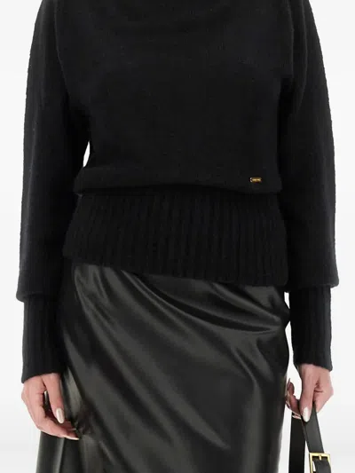 Tom Ford Logo-plaque Sweater In Black