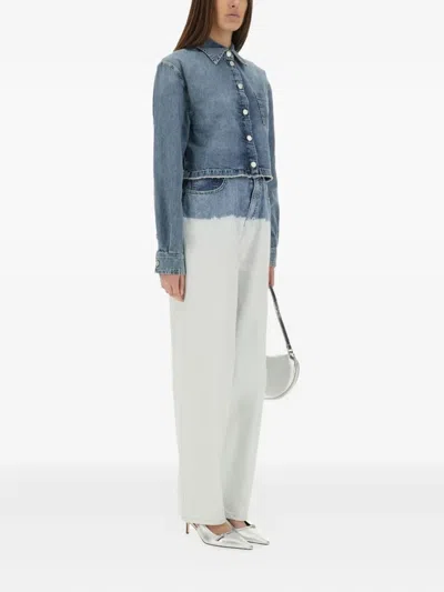 Moschino Two-colour Jeans In Blue