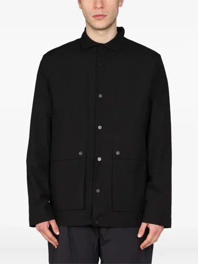 Monobi Snap-buttons Jacket In Black
