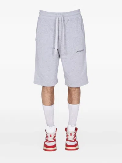 Hinnominate Bermuda With Logo In Gray