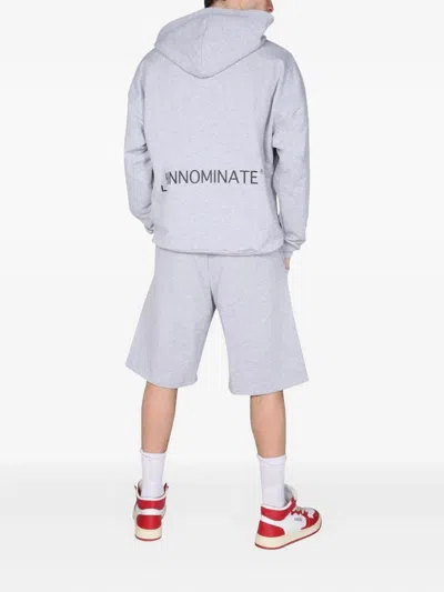 Hinnominate Bermuda With Logo In Gray