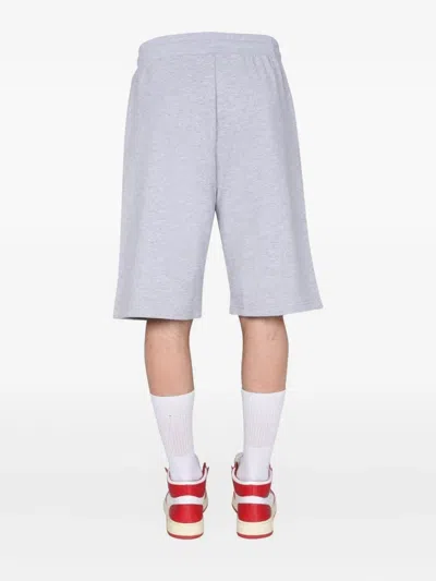 Hinnominate Bermuda With Logo In Gray