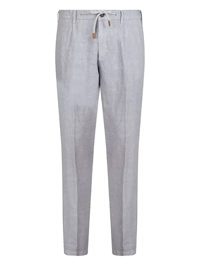 Eleventy Drawstring Jogging Trousers In Gray