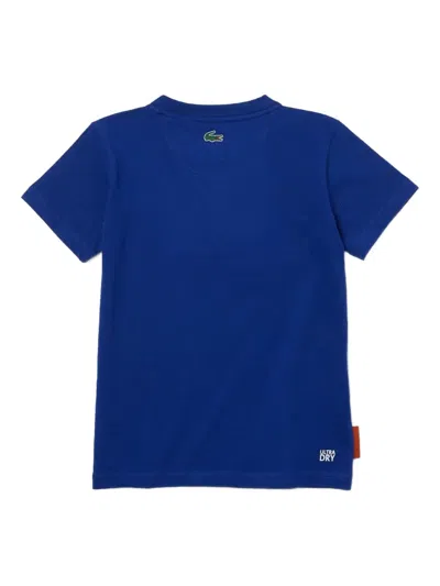 Lacoste Logo-print T-shirt In Blue