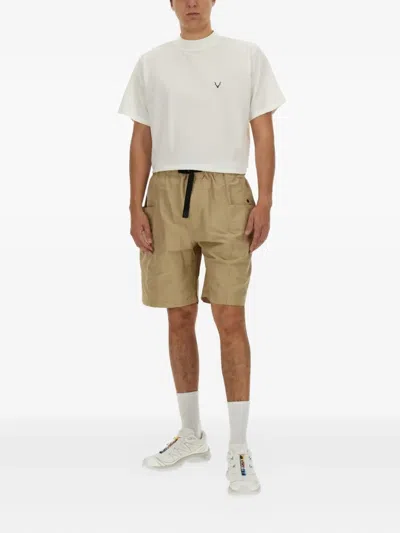 South2 West8 Logo-embroidered T-shirt In White