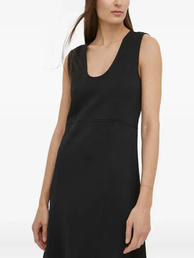 Marc O'polo Sleeveless Midi Dress In Black