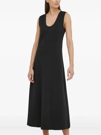 Marc O'polo Sleeveless Midi Dress In Black