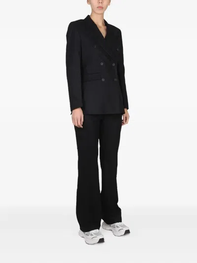 Remain Birger Christensen High-waisted Trousers In Black