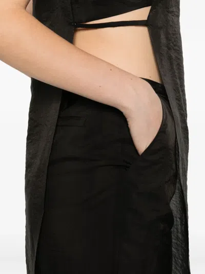 Occleus Kate Silk Pants In Black