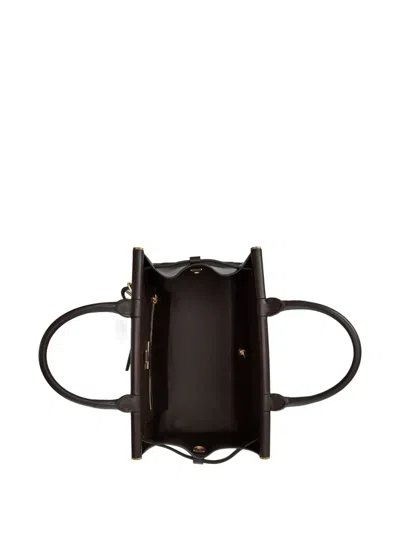 Ralph Lauren Medium Rl50 Quilted Tote Bag In Brown