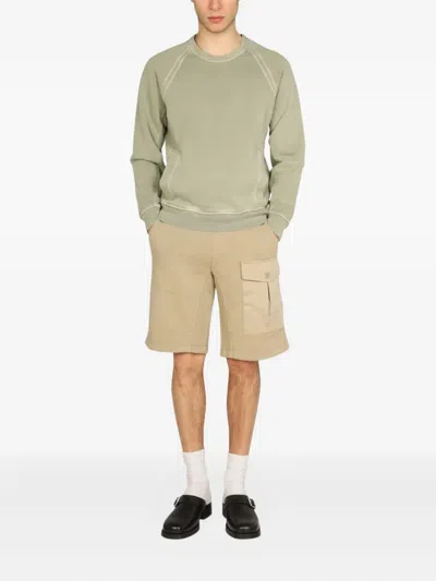 Ten C Raglan Sleeve Sweatshirt In Green