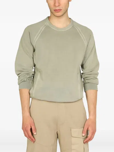 Ten C Raglan Sleeve Sweatshirt In Green