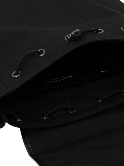 Marc O'polo Logo-appliqué Drawstring Backpack In Black