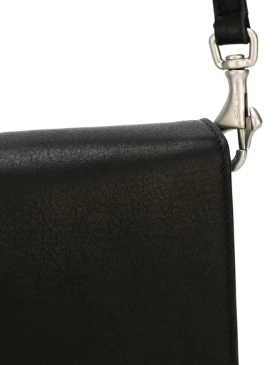 Rick Owens Rectangular Shoulder Bag In Black