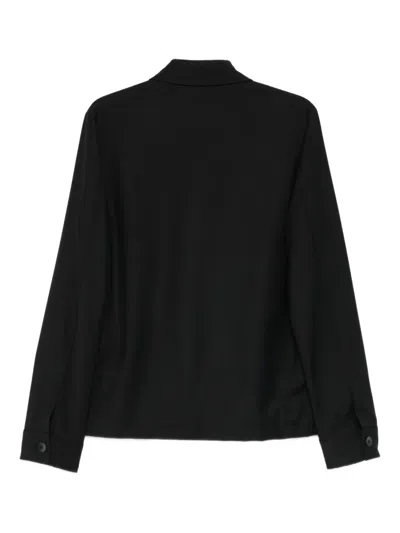 Costumein Zip-fastening Shirt Jacket In Black