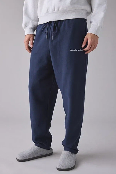 Standard Cloth Foundation Reverse Terry Sweatpant In Outer Space, Men's At Urban Outfitters In Blue