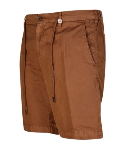 Myths Belt-loop Shorts In Brown