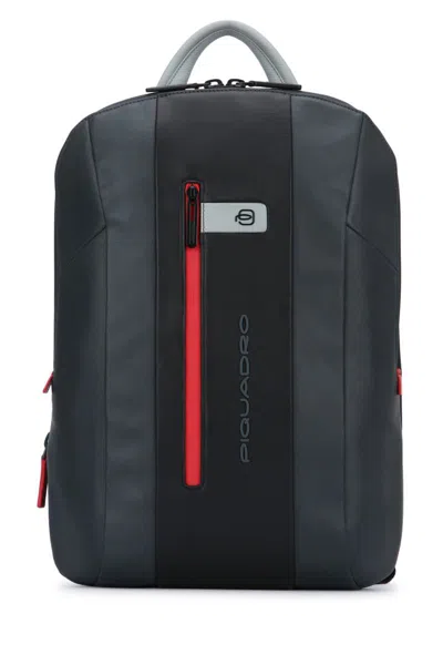 Piquadro Versatile Backpack Featuring Adjustable Straps In Black