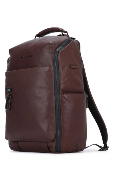 Piquadro Backpacks In Burgundy