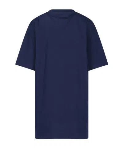 Vivienne Westwood Oversized Crewneck T-shirt In Blue