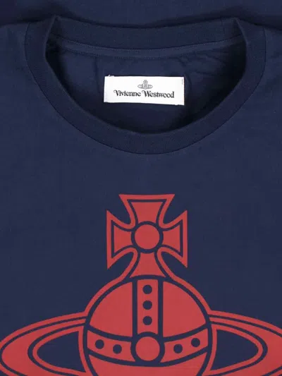 Vivienne Westwood Oversized Crewneck T-shirt In Blue