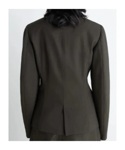 Lemaire Single-breasted Tailored Blazer In Black