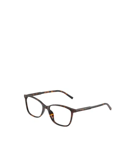 Dolce & Gabbana Dolce  Gabbana Eyewear Square Frame Glasses In Black