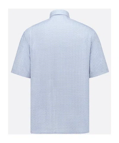 Dior Short-sleeved Shirt In Blue