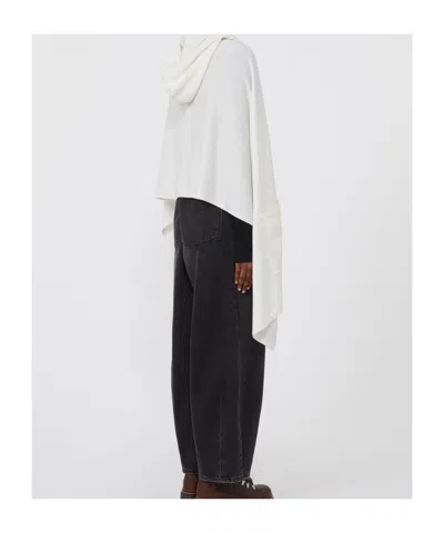 Weekend Max Mara Chal Con Capucha De Cachemira - Blanco Optico In White