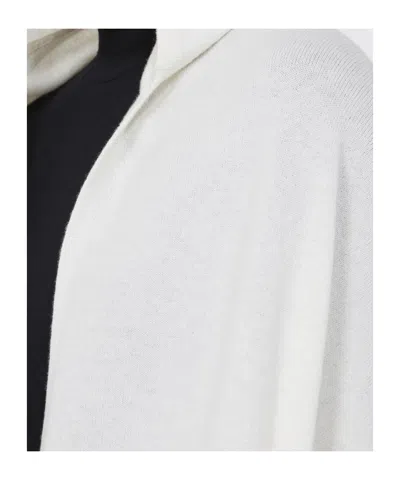 Weekend Max Mara Chal Con Capucha De Cachemira - Blanco Optico In White