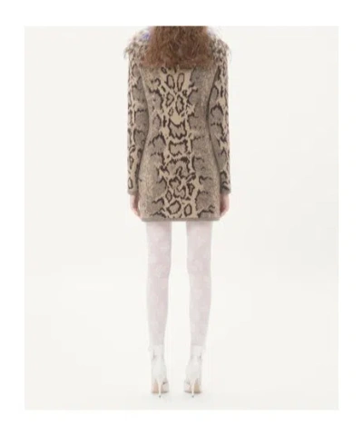 Valentino Logo Tights In White