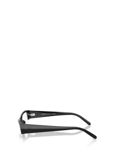 Miu Miu Rectangular Flat Mirror In Black
