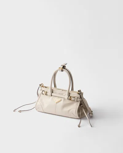 Prada Bonnie Mini-handtasche Aus Leder In White