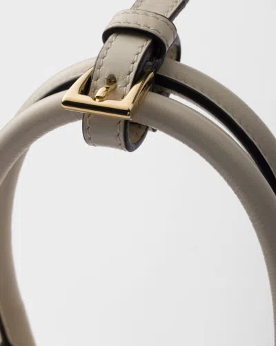 Prada Bonnie Mini-handtasche Aus Leder In White