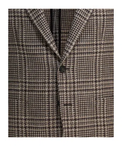 Tagliatore Tailored Blazer From Exclusive Garment Collection In Brown